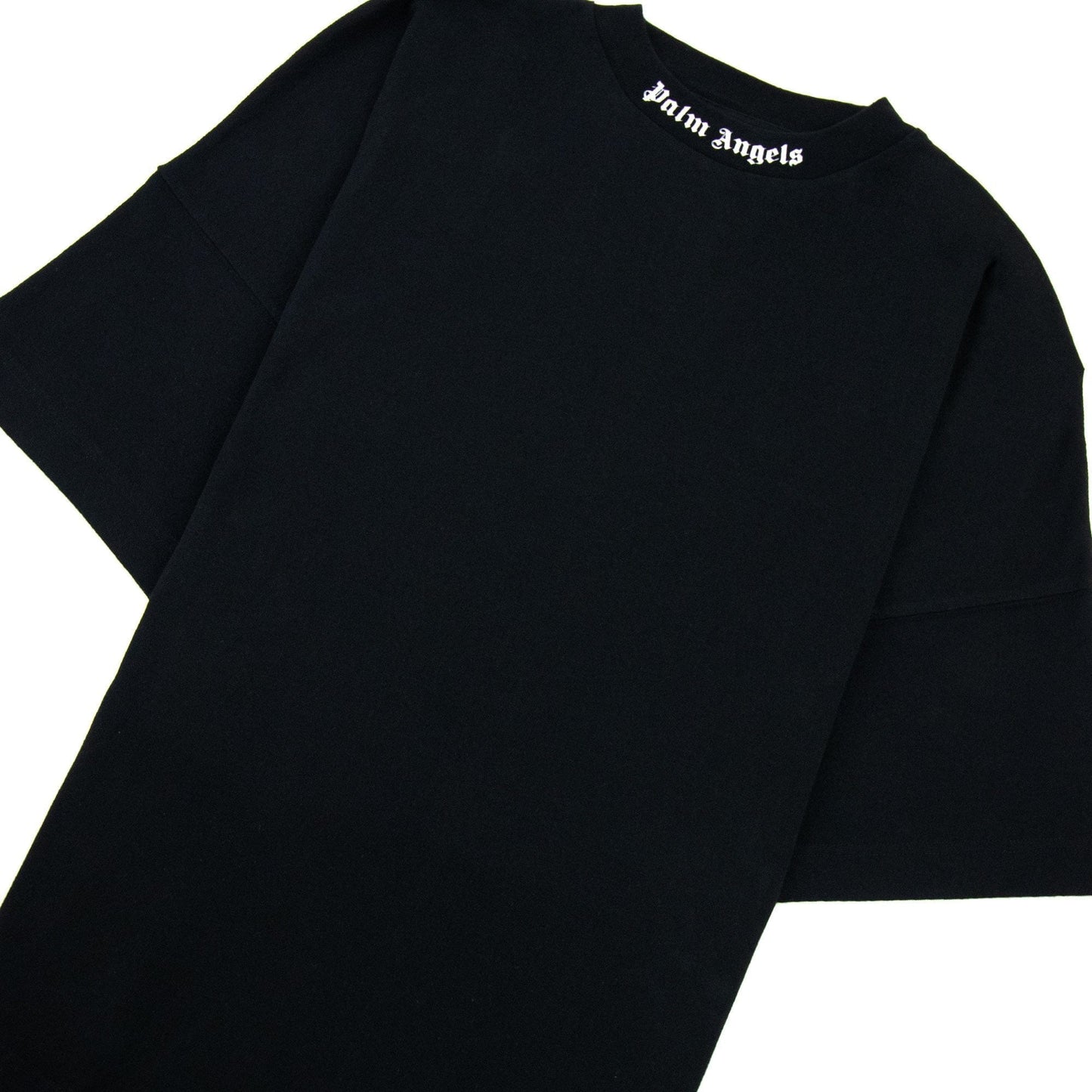 Palm Angels Over Logo T Shirt Black/white