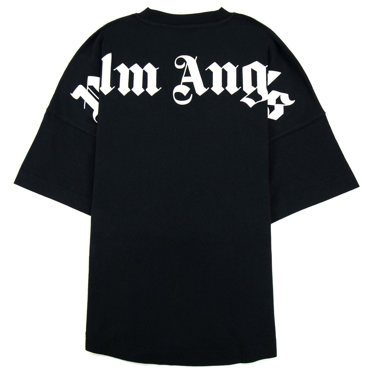 Palm Angels Over Logo T Shirt Black/white