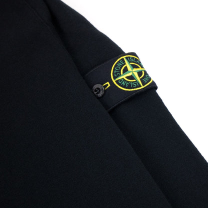 Stone Island 512a1 Stretch Wool L/s Polo Black V0029