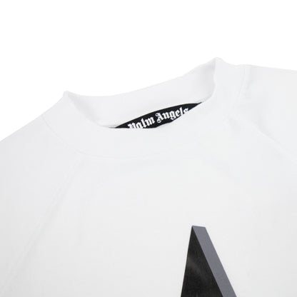 Palm Angels Rockstar Over Reglan T Shirt White/black