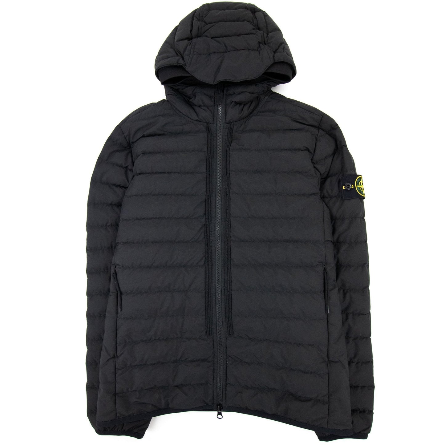 Stone Island 42725 O-cottonr Nylon Tela Jacket Black V0029