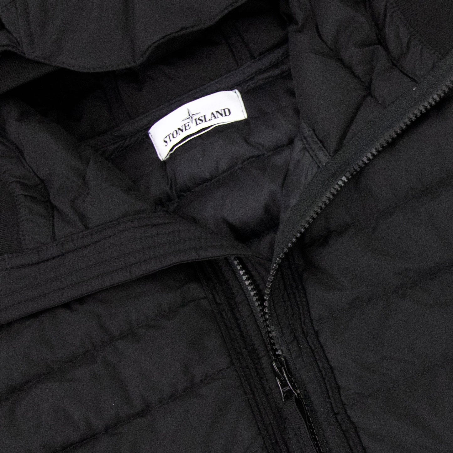 Stone Island 42725 O-cottonr Nylon Tela Jacket Black V0029