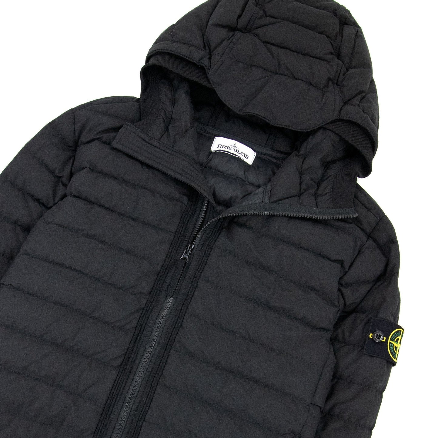 Stone Island 42725 O-cottonr Nylon Tela Jacket Black V0029