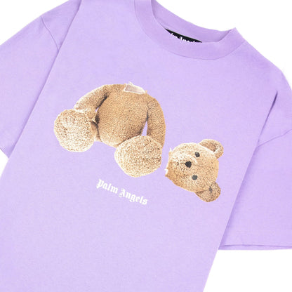 Palm Angels Ice Bear Logo T Shirt Lilac/brown