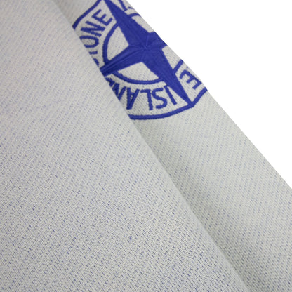Stone Island 61237 Diagonal Weaved Polyester Cotton Fleece Periwinkle V0043