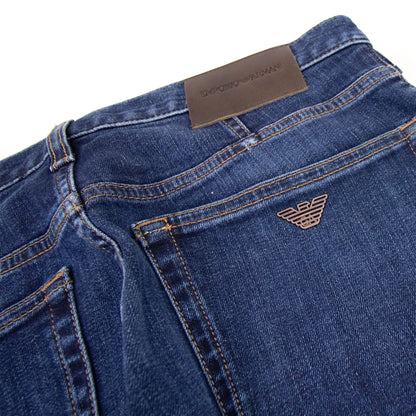 Emporio Armani J21 Regular Fit Denim Jean Denim Blue 0942