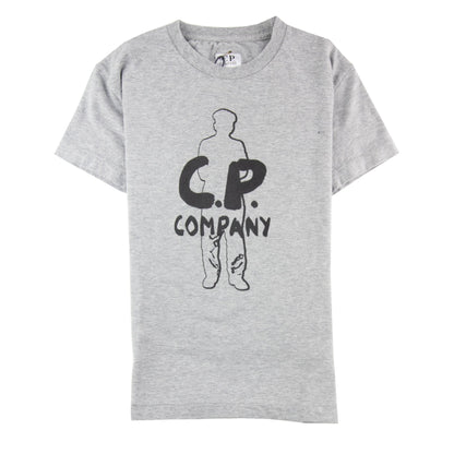 Cp Company Man Outline T/s Grey M93
