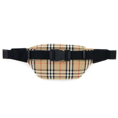 Burberry Medium Vintage Check Bonded Cotton Bum Bag Archive Beige
