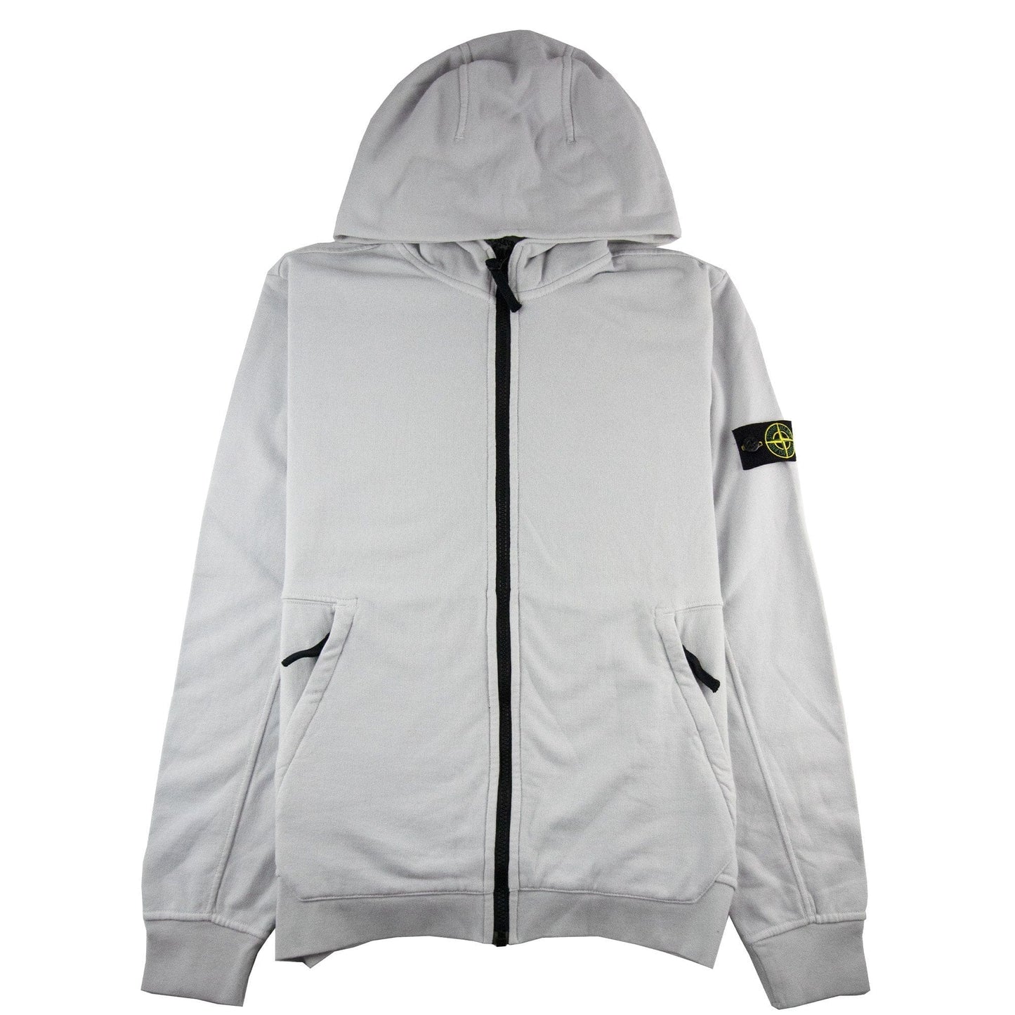 Stone Island Zip Hoody Kids Pearl Grey V0061