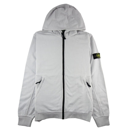 Stone Island Zip Hoody Kids Pearl Grey V0061