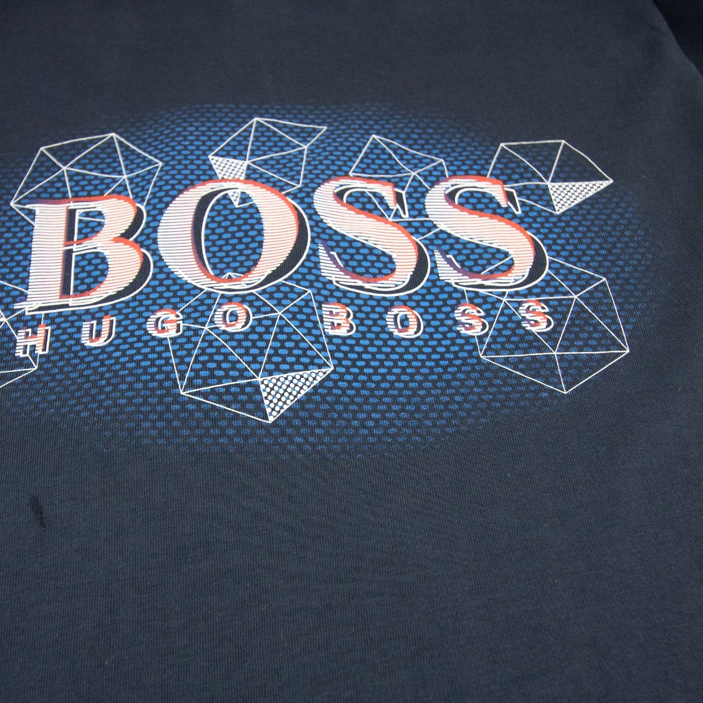 Hugo Boss Kids Logo L/s T Shirt Navy