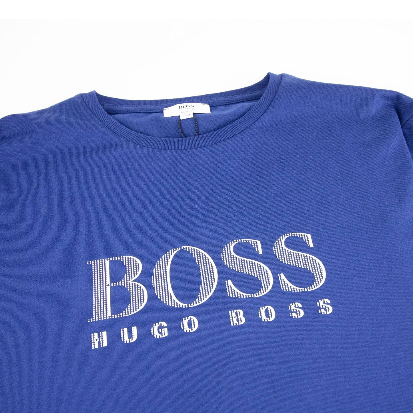 Hugo Boss Kids Logo Broken Logo T Shirt Blue