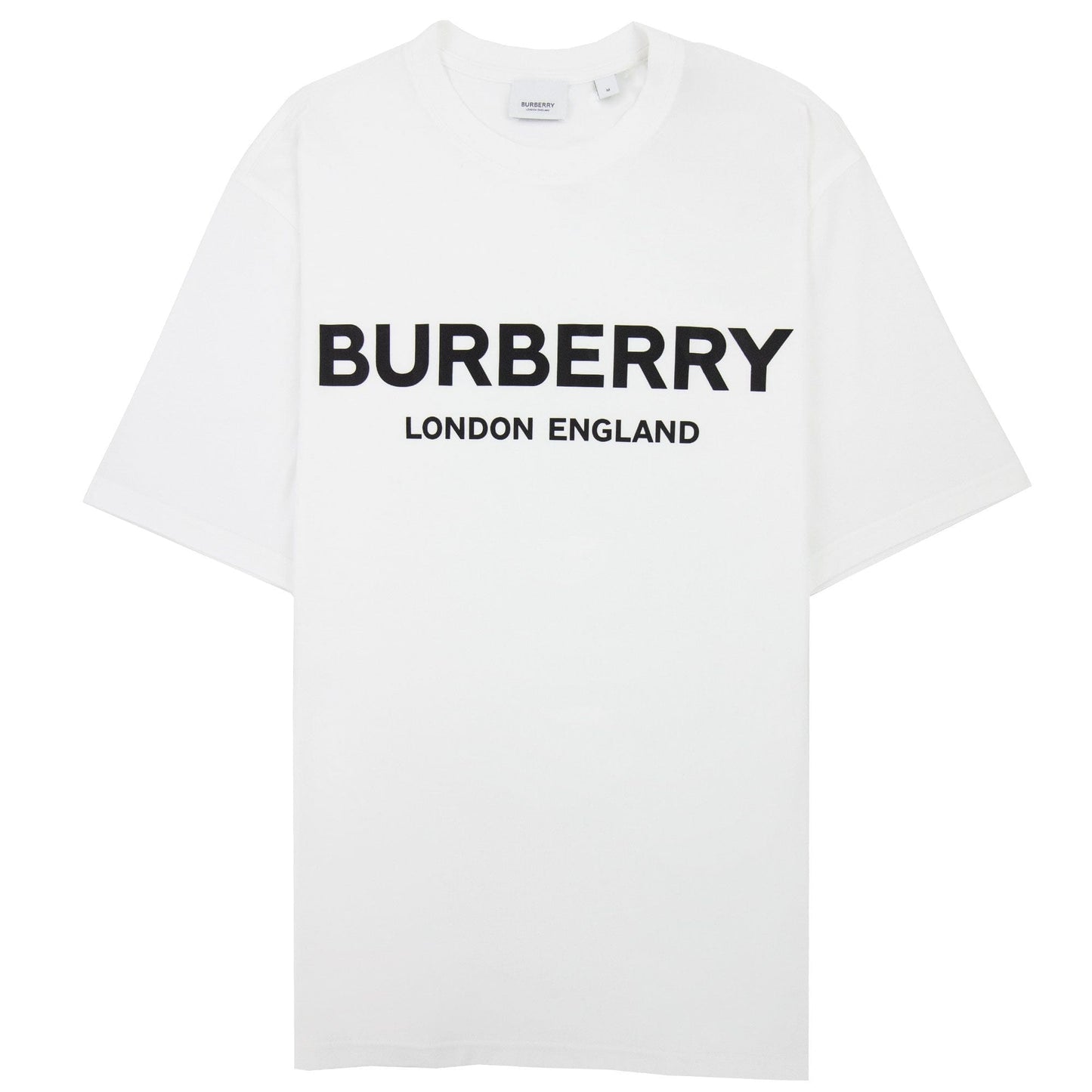 Burberry Logo Print T Shirt White