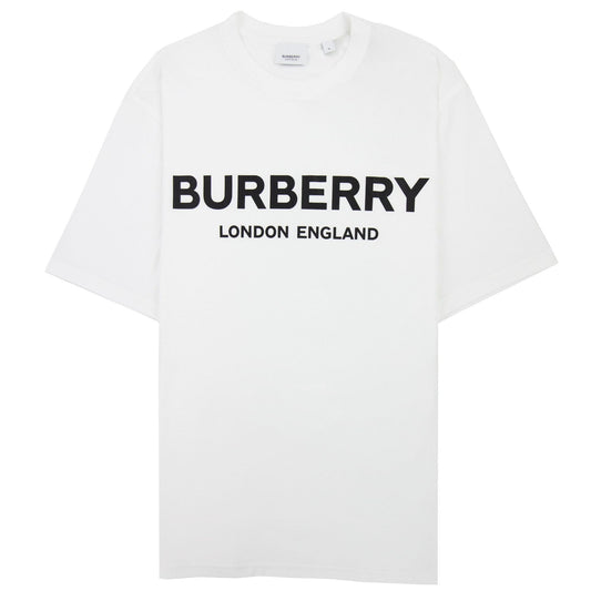 Burberry Logo Print T Shirt White