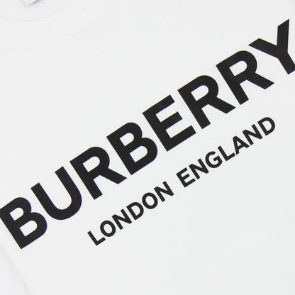 Burberry Logo Print T Shirt White