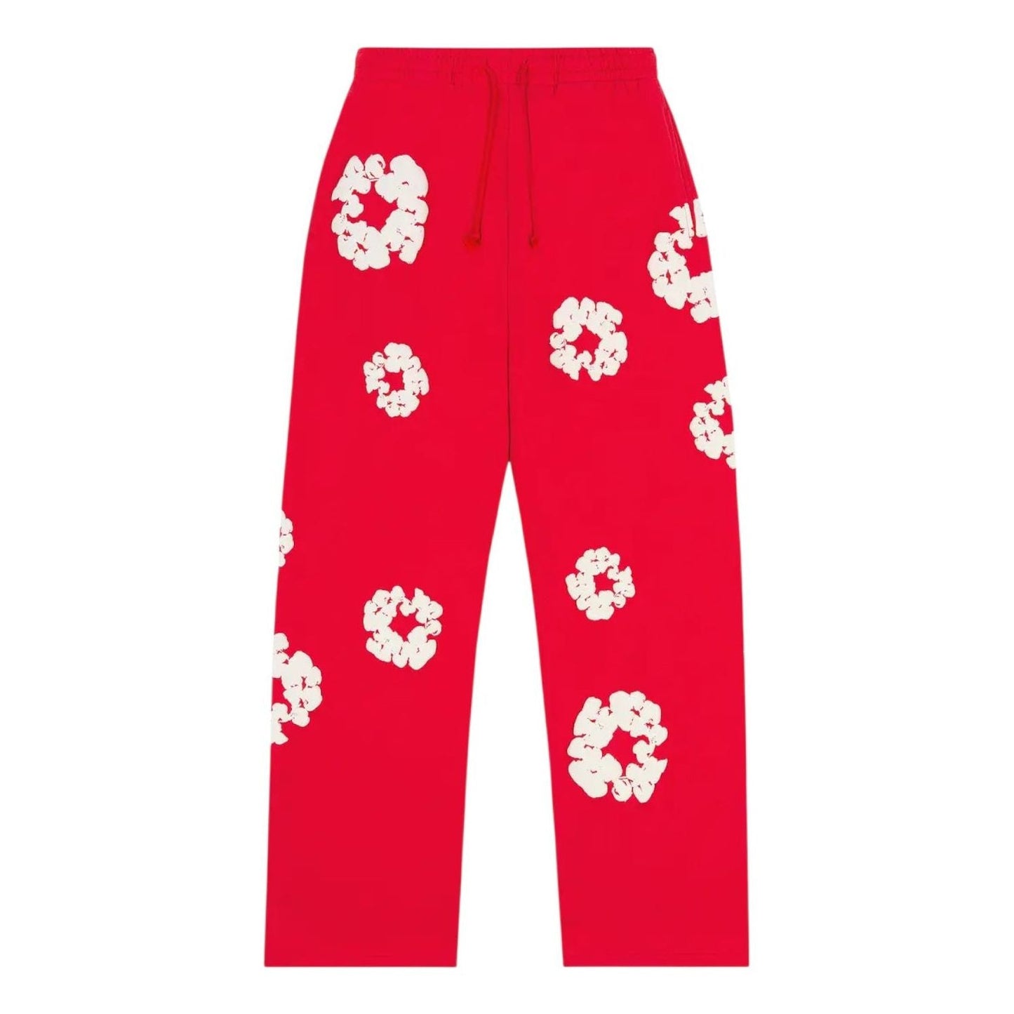 Denim Tears Cotton Wreath Baggy Sweatpants 'Red' SS25BAS11402049