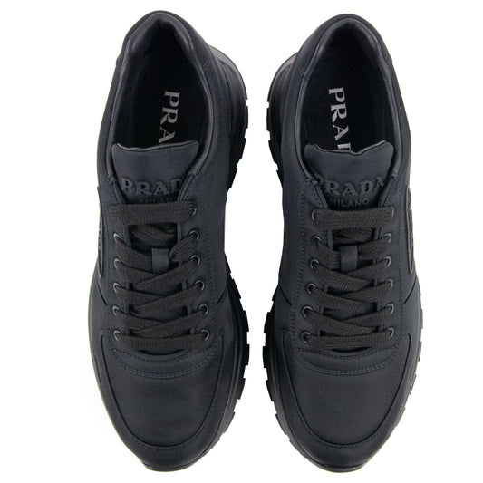 Prada Prax 01 Lace Up Sneakers Nero