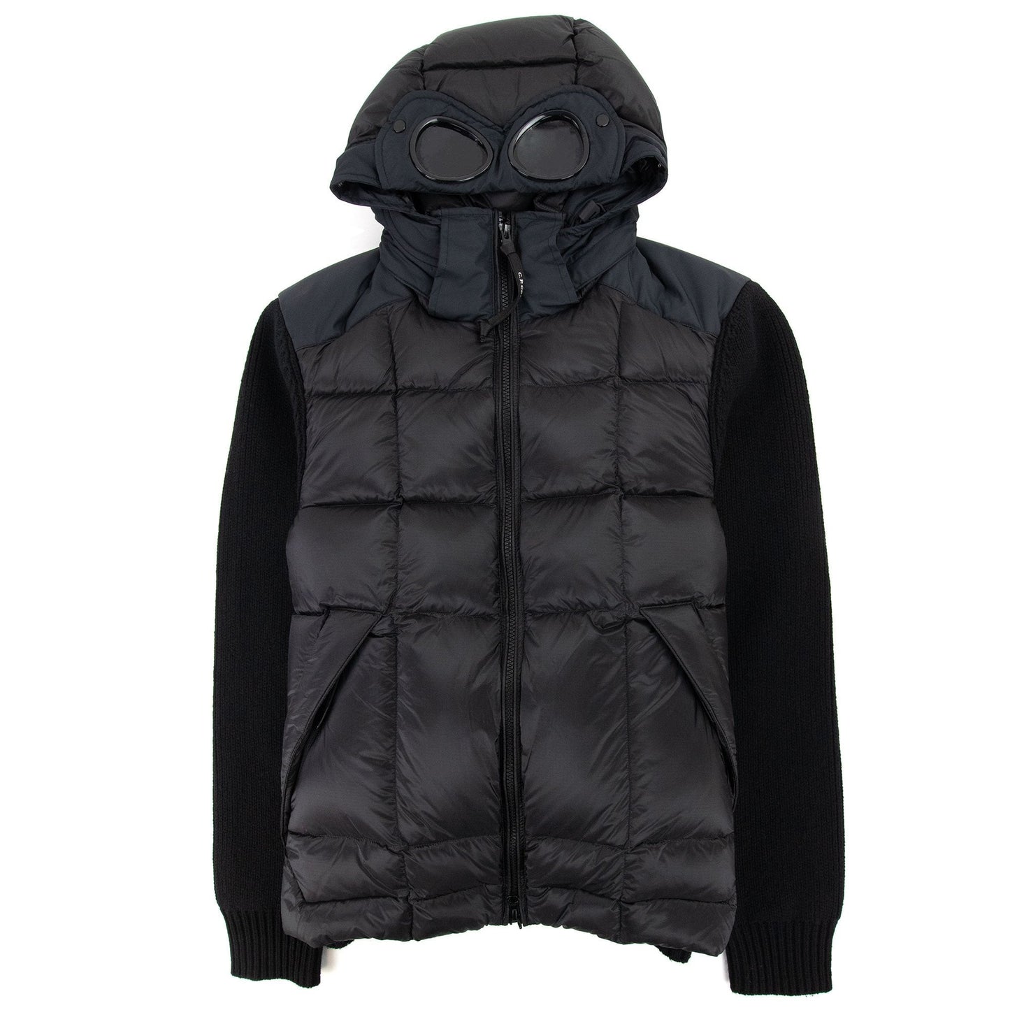 Cp Company Lambswool Nylon Jacket Black 999