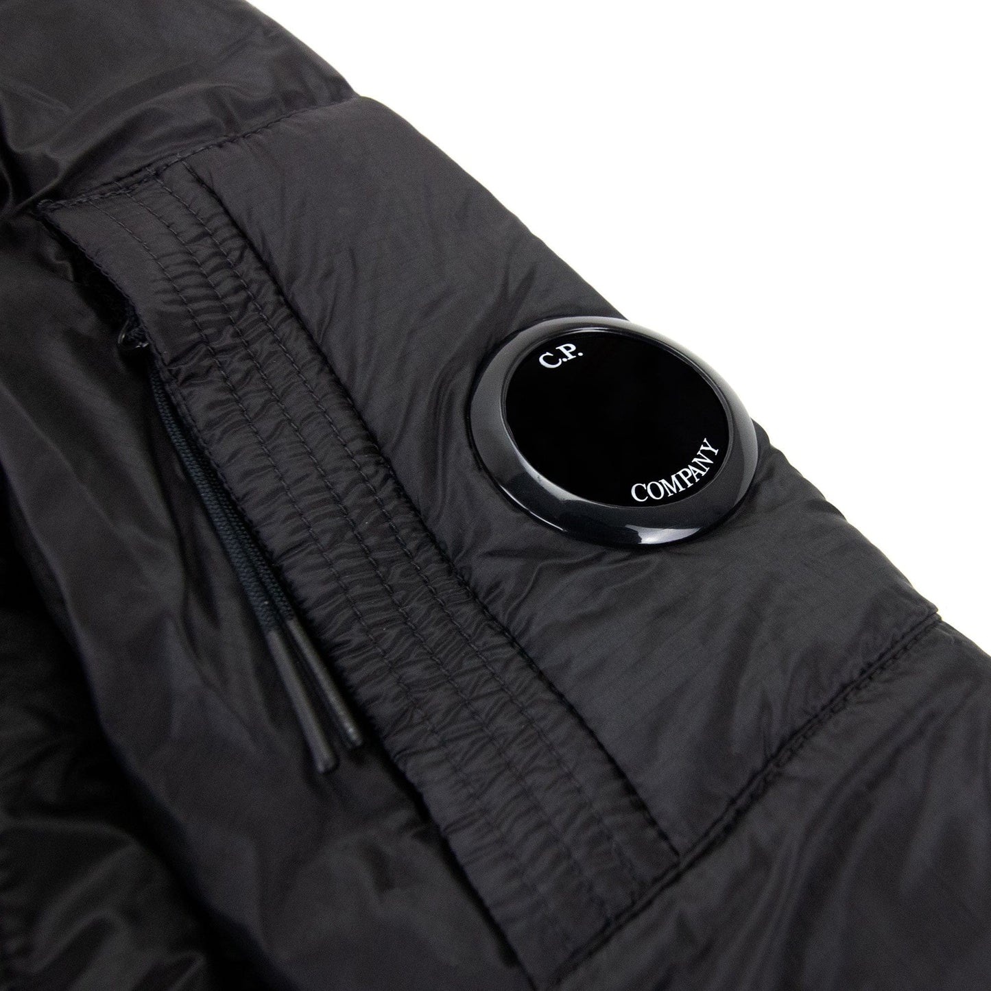 Cp Company Dd Shell Padded Shell Hooded Jacket Black 999
