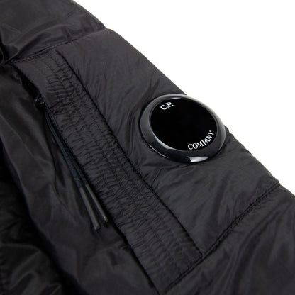 Cp Company Dd Shell Padded Shell Hooded Jacket Black 999