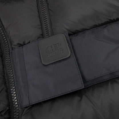 Cp Company Metropolis Series Lambswool/nyl Jacket Black 999