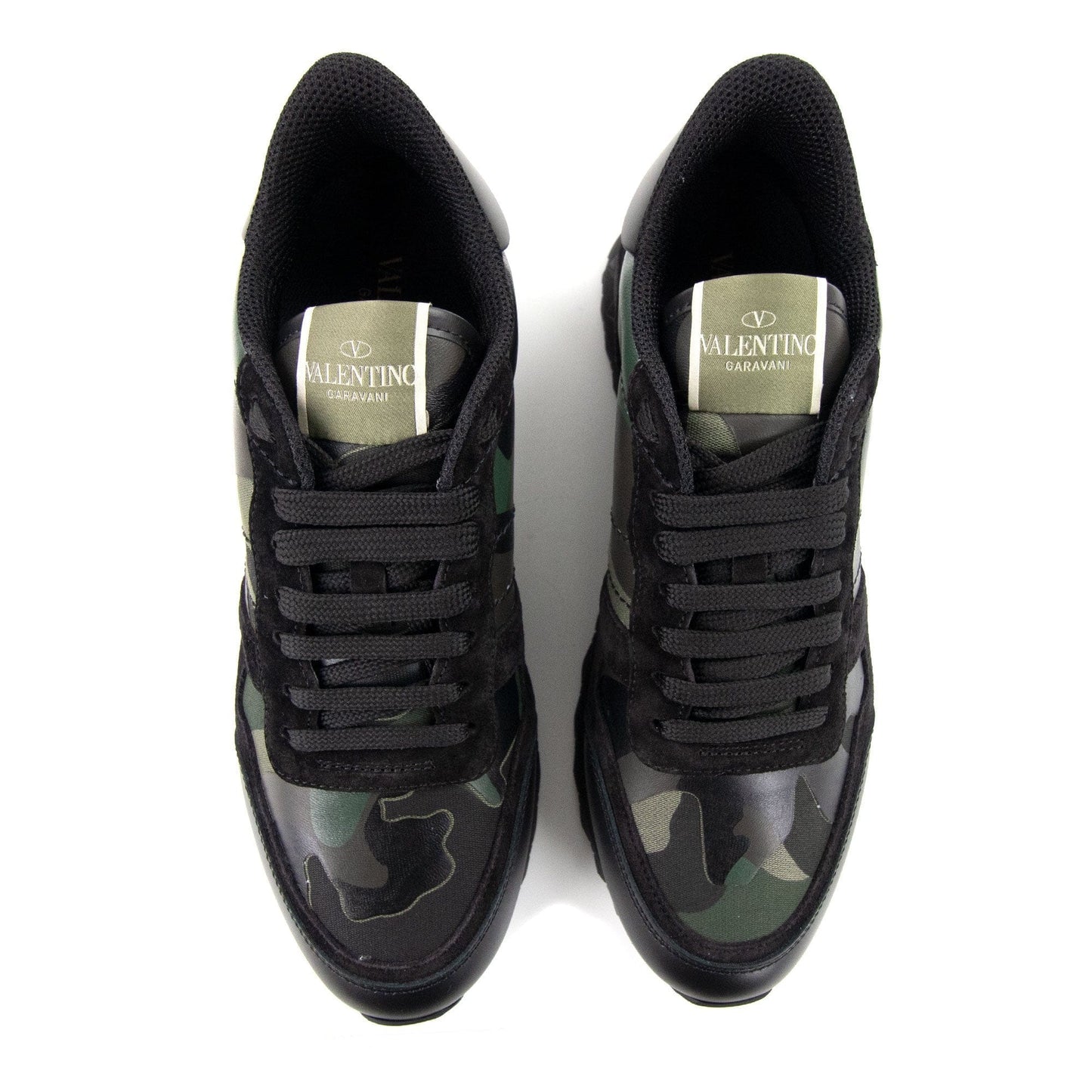 Valentino Rockrunner Camouflage Sneaker Black/green