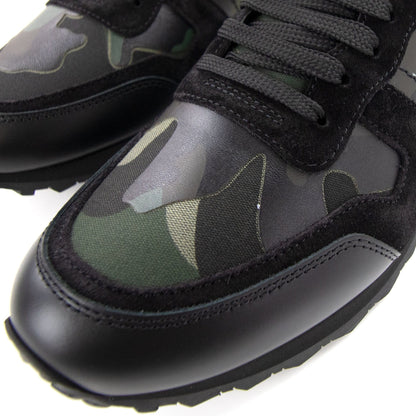 Valentino Rockrunner Camouflage Sneaker Black/green