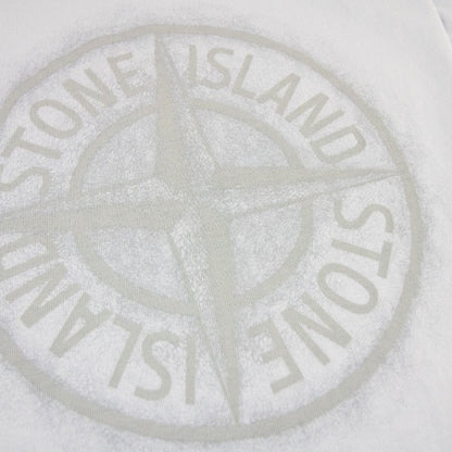 Stone Island Junior 21154 Compass L/s T Shirt Pale Blue V0040