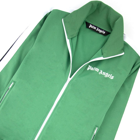 Palm Angels Autumn Blaze Tracksuit Jacket Green White