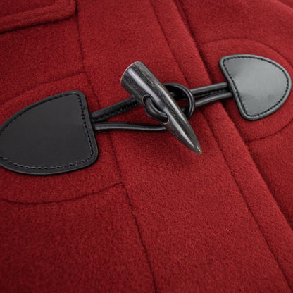 Burberry Woman Wool Duffle Coat Parade Red