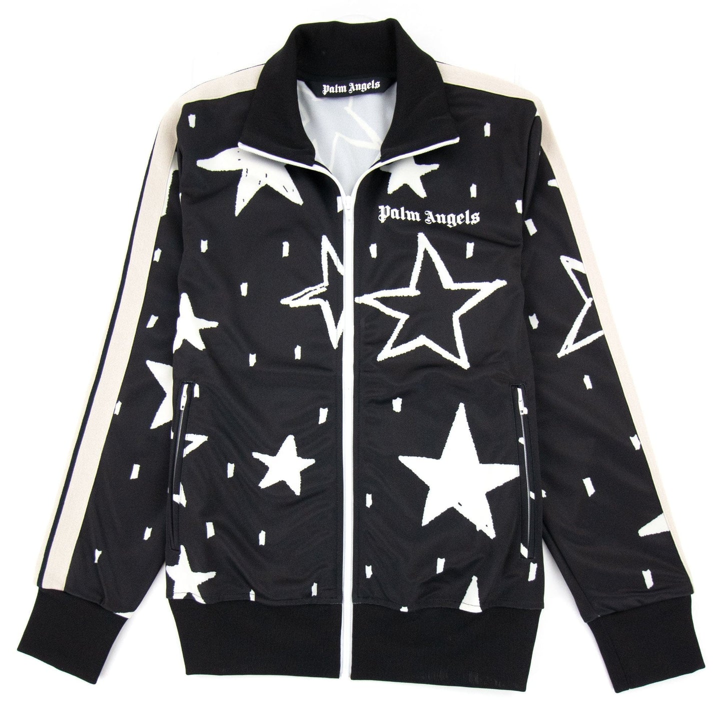 Palm Angels Night Sky Track Jacket Black/white