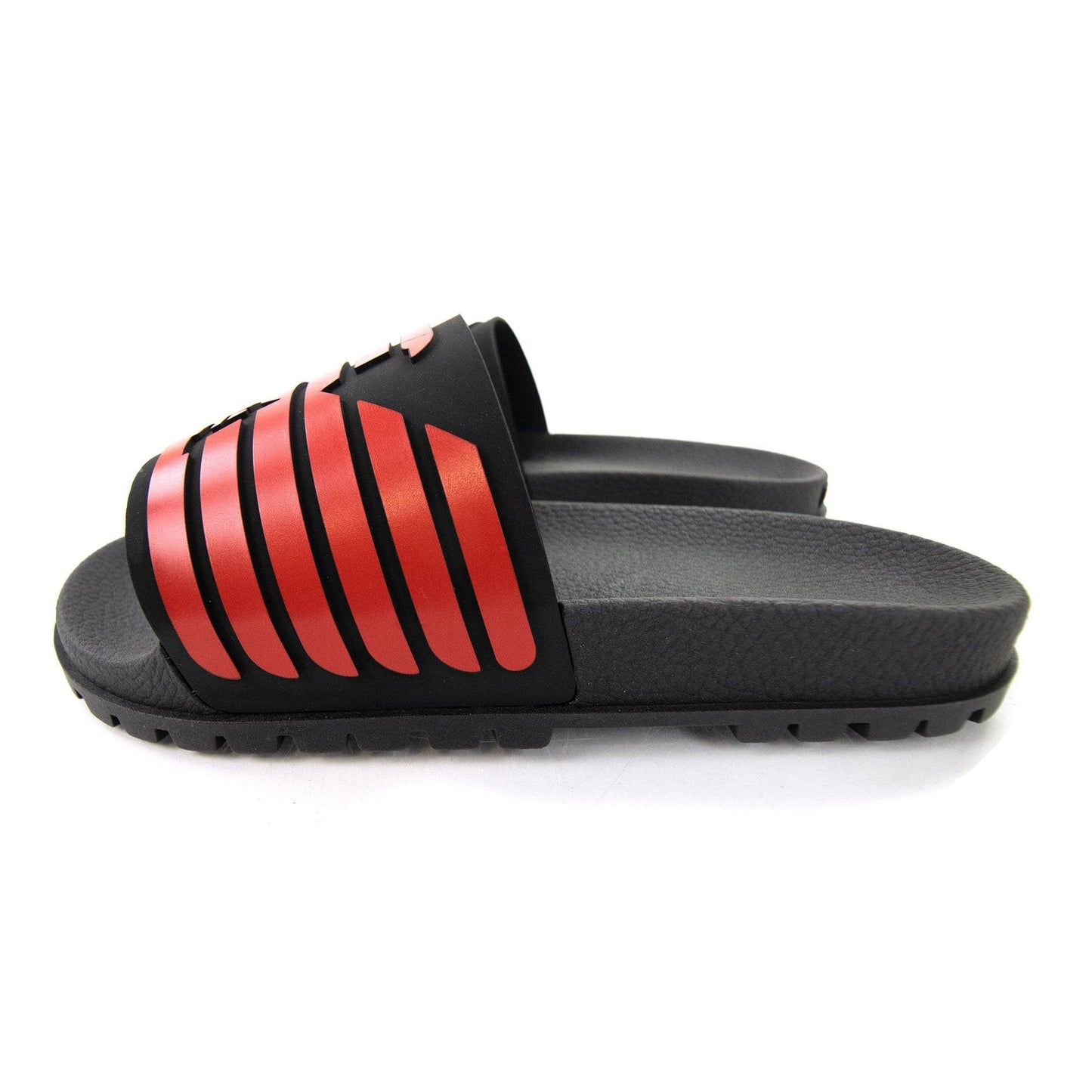 Emporio Armani GA Eagle Logo Rubber Sliders Black/red