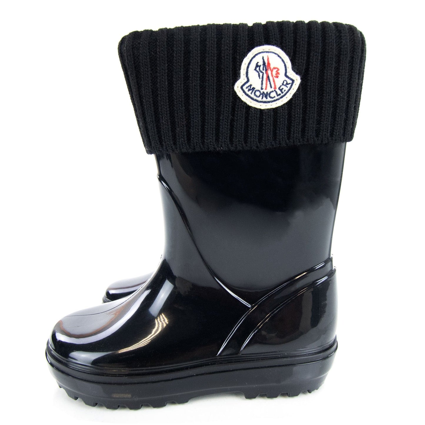 Moncler Junior Rain Boots Black 999
