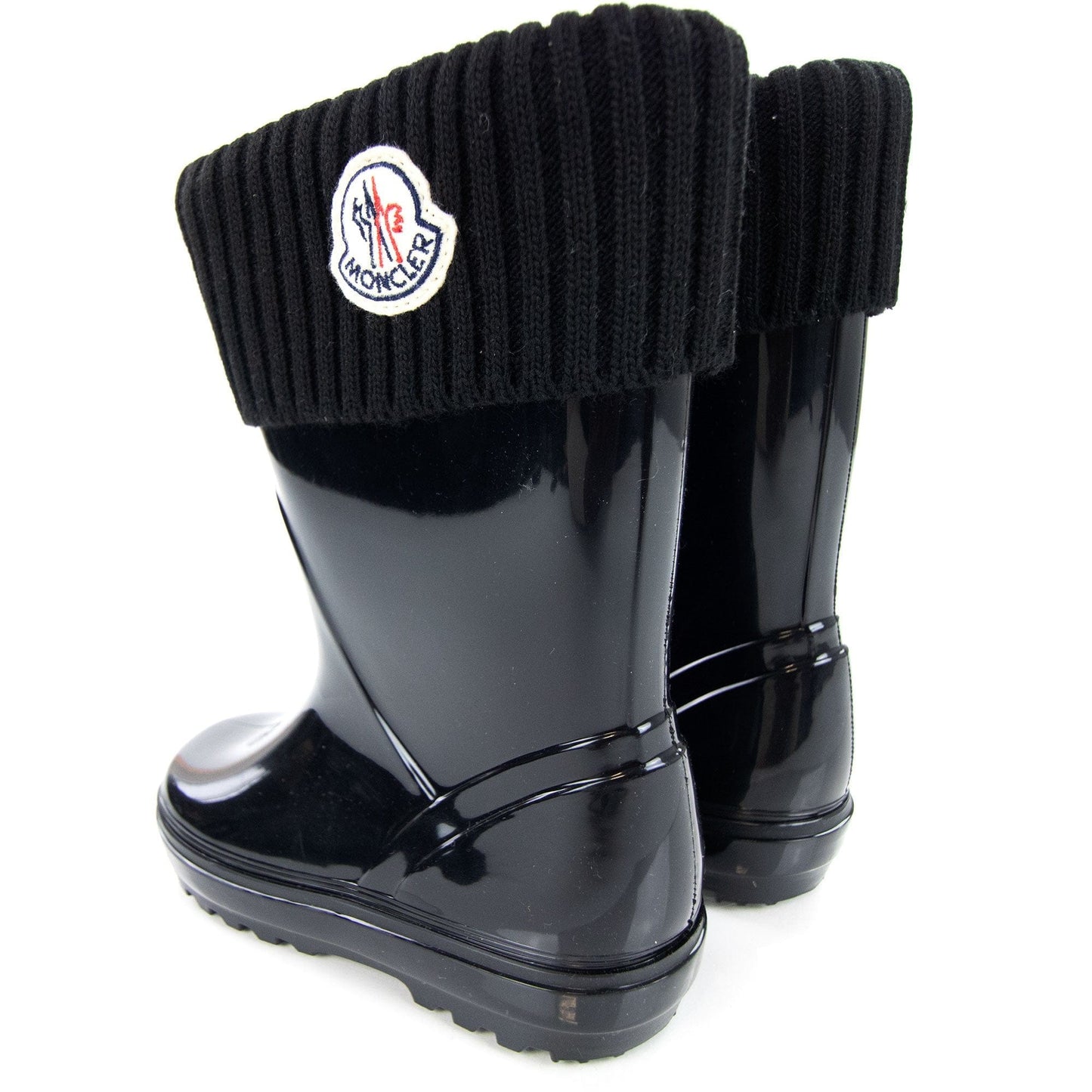 Moncler Junior Rain Boots Black 999