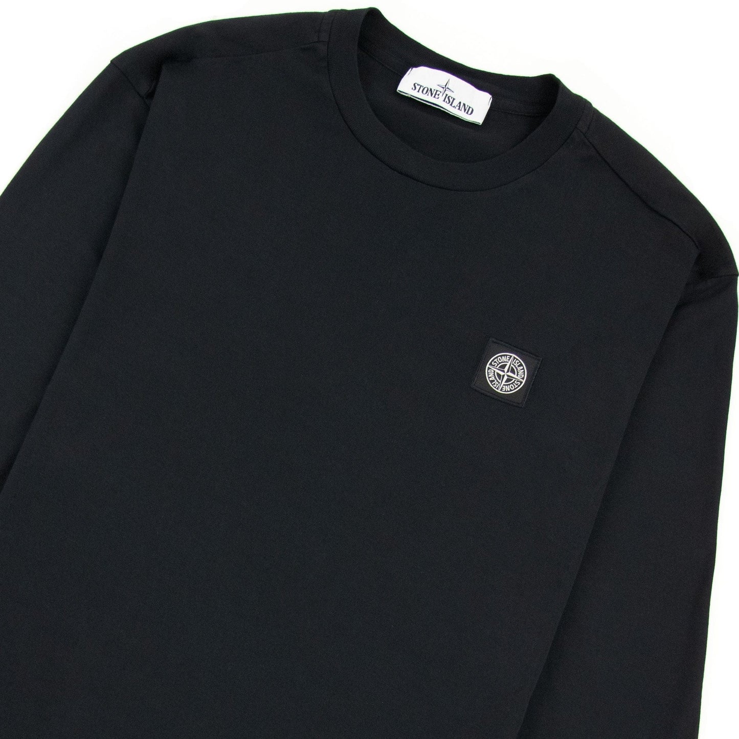 Stone Island Ls T/s Patch Black V0029
