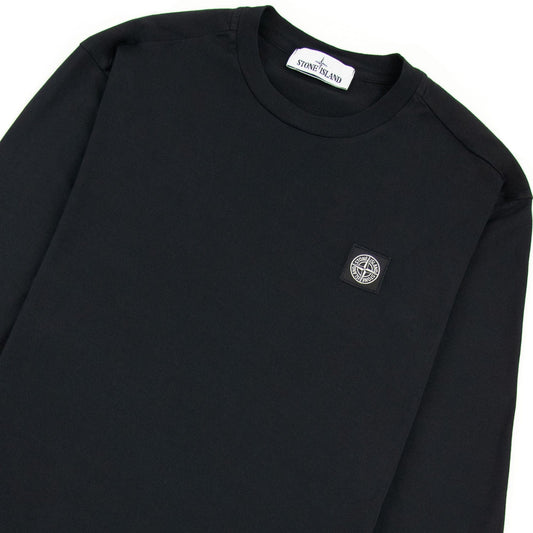 Stone Island Ls T/s Patch Black V0029