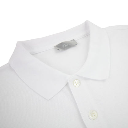 Christian Dior Dior Chest Logo Polo S/s White