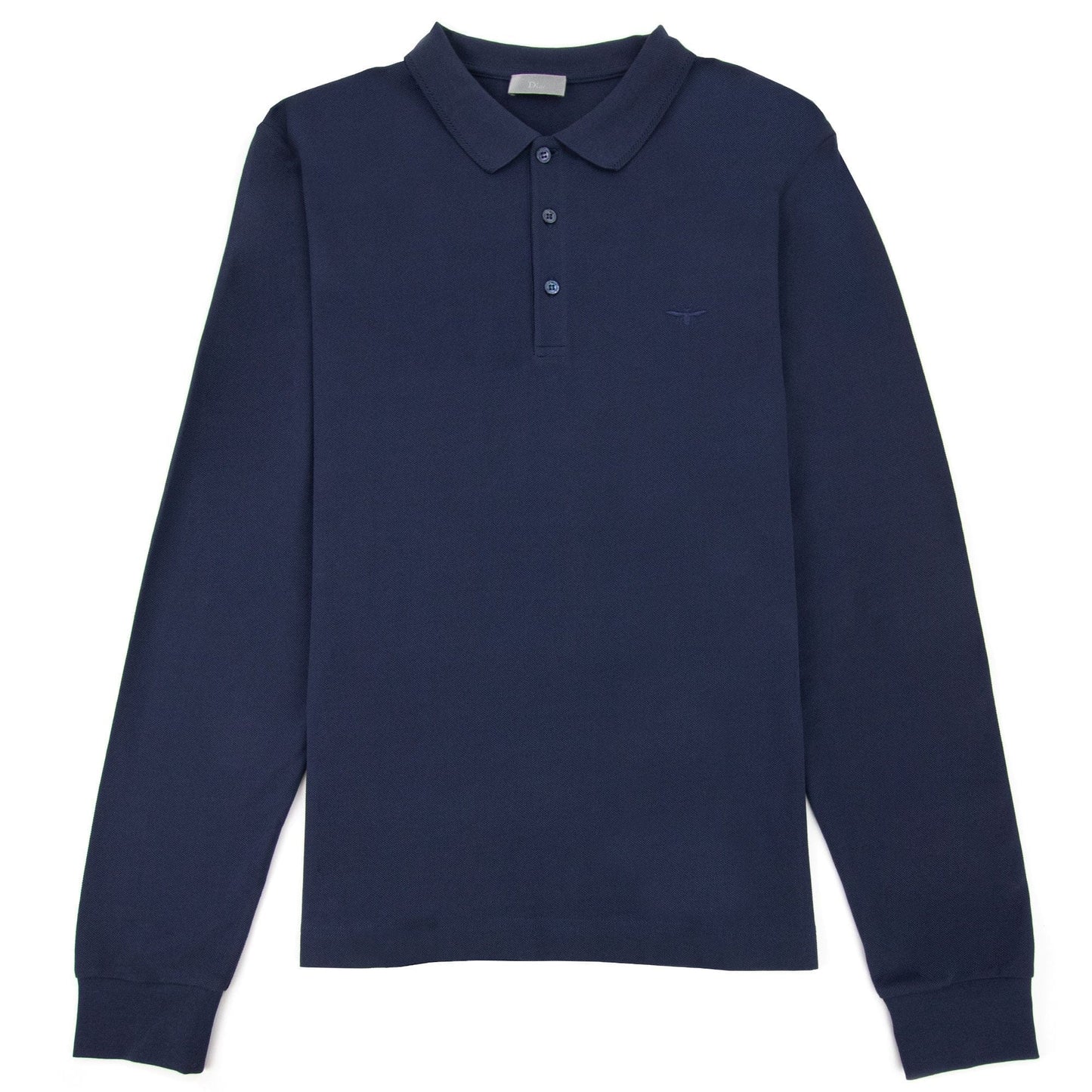 Christian Dior Bee Embroidery L/s Polo Navy
