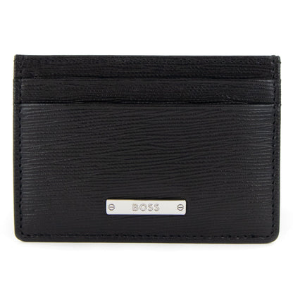Hugo Boss Gallery A Leather Card Holder Black 001