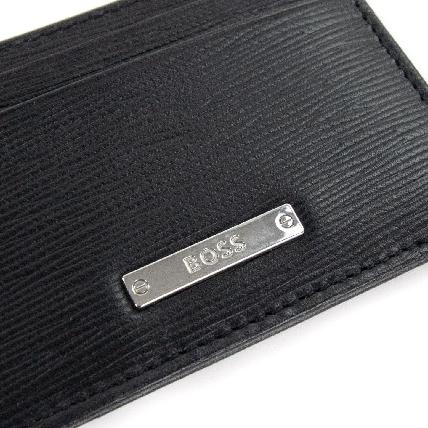 Hugo Boss Gallery A Leather Card Holder Black 001