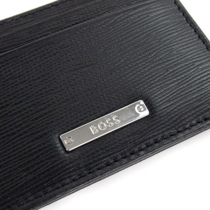 Hugo Boss Gallery A Leather Card Holder Black 001