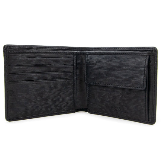 Hugo Boss Gallery A Plate Logo Wallet Black 001