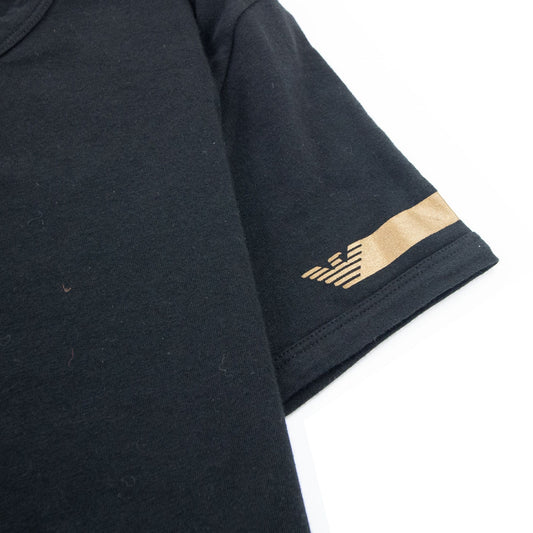 Emporio Armani Arm Tape Logo S/s T Shirt Black
