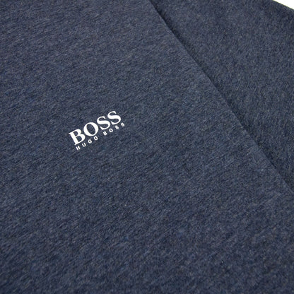 Hugo Boss Regular-fit T-shirt With Contrast Logo Dark Blue 415