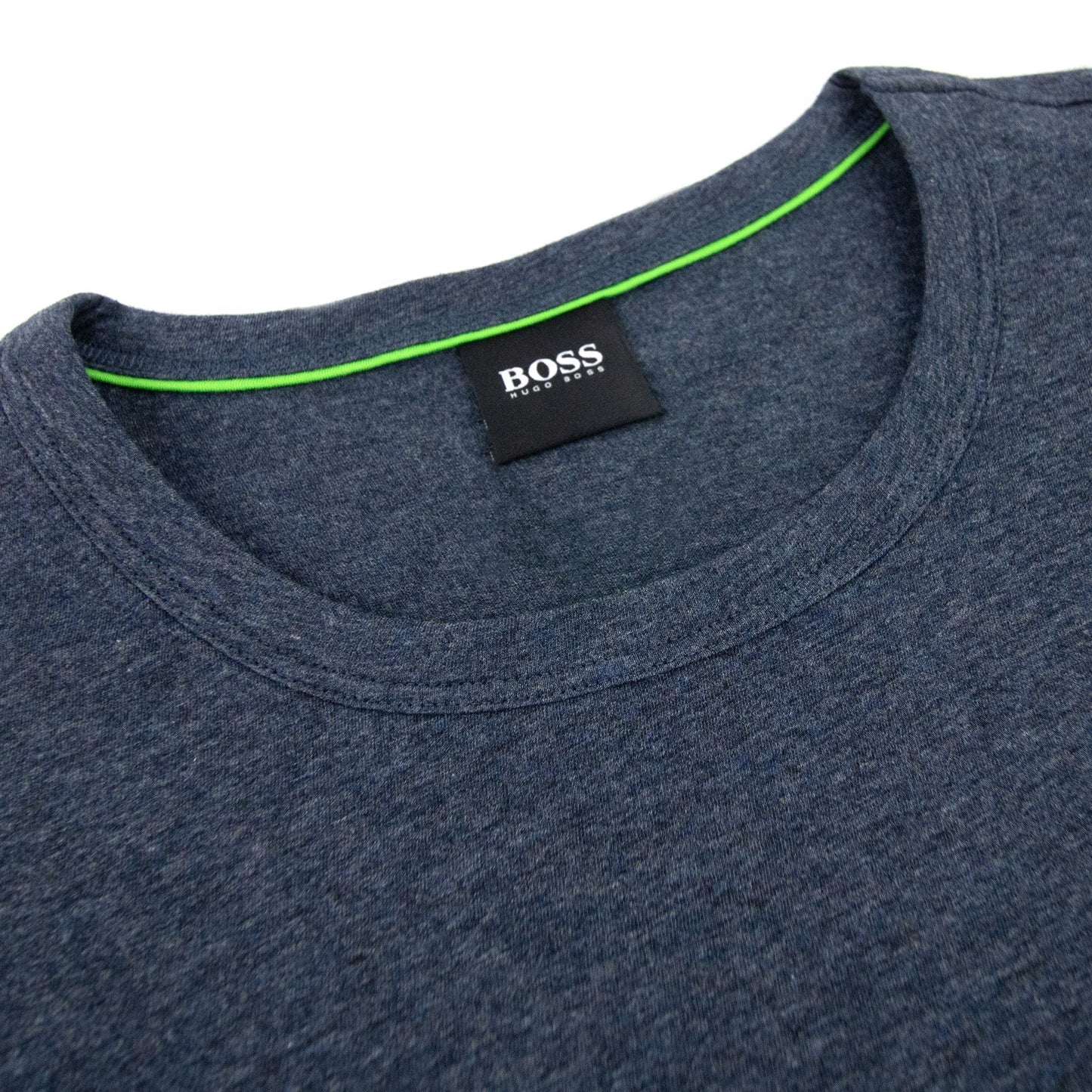 Hugo Boss Regular-fit T-shirt With Contrast Logo Dark Blue 415