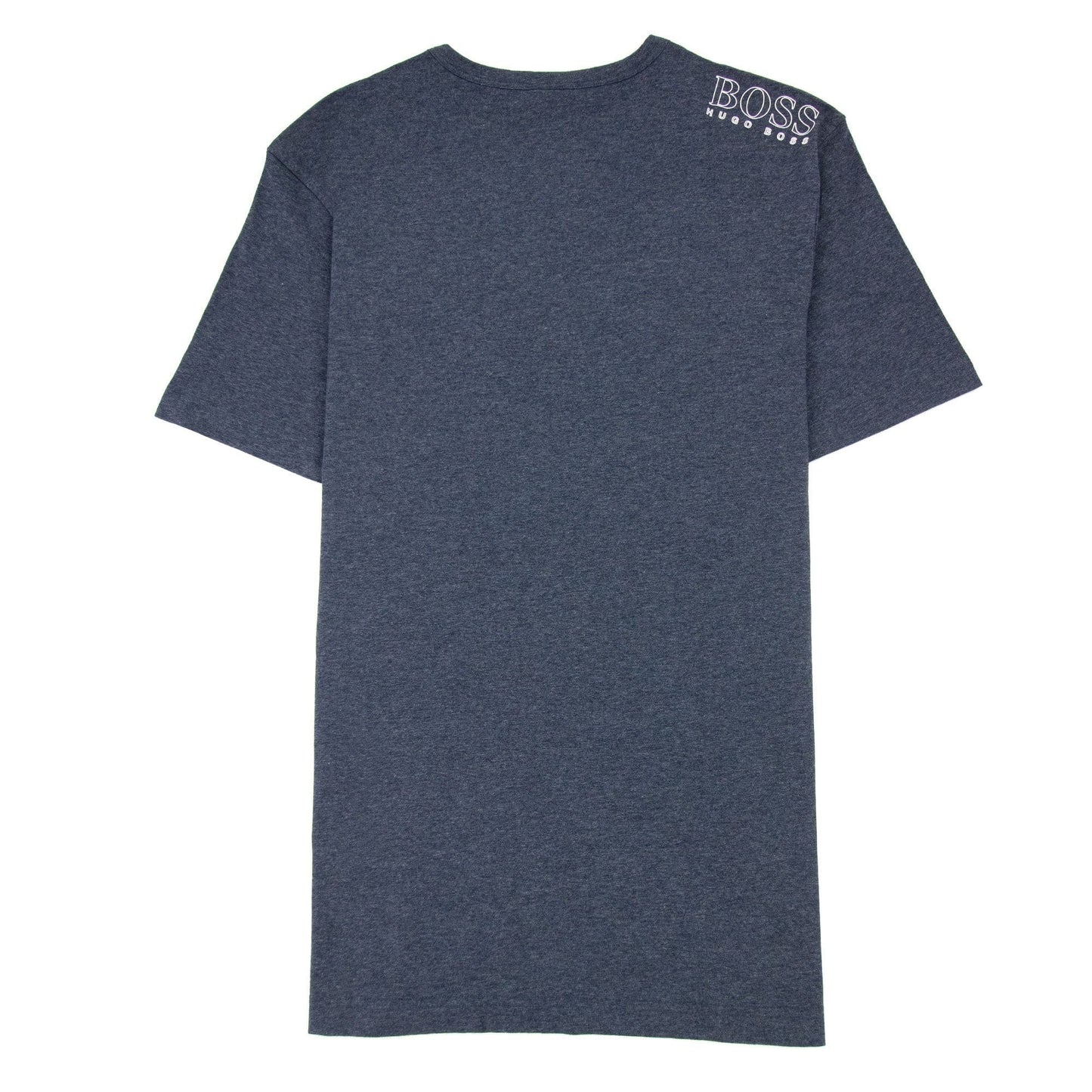 Hugo Boss Regular-fit T-shirt With Contrast Logo Dark Blue 415