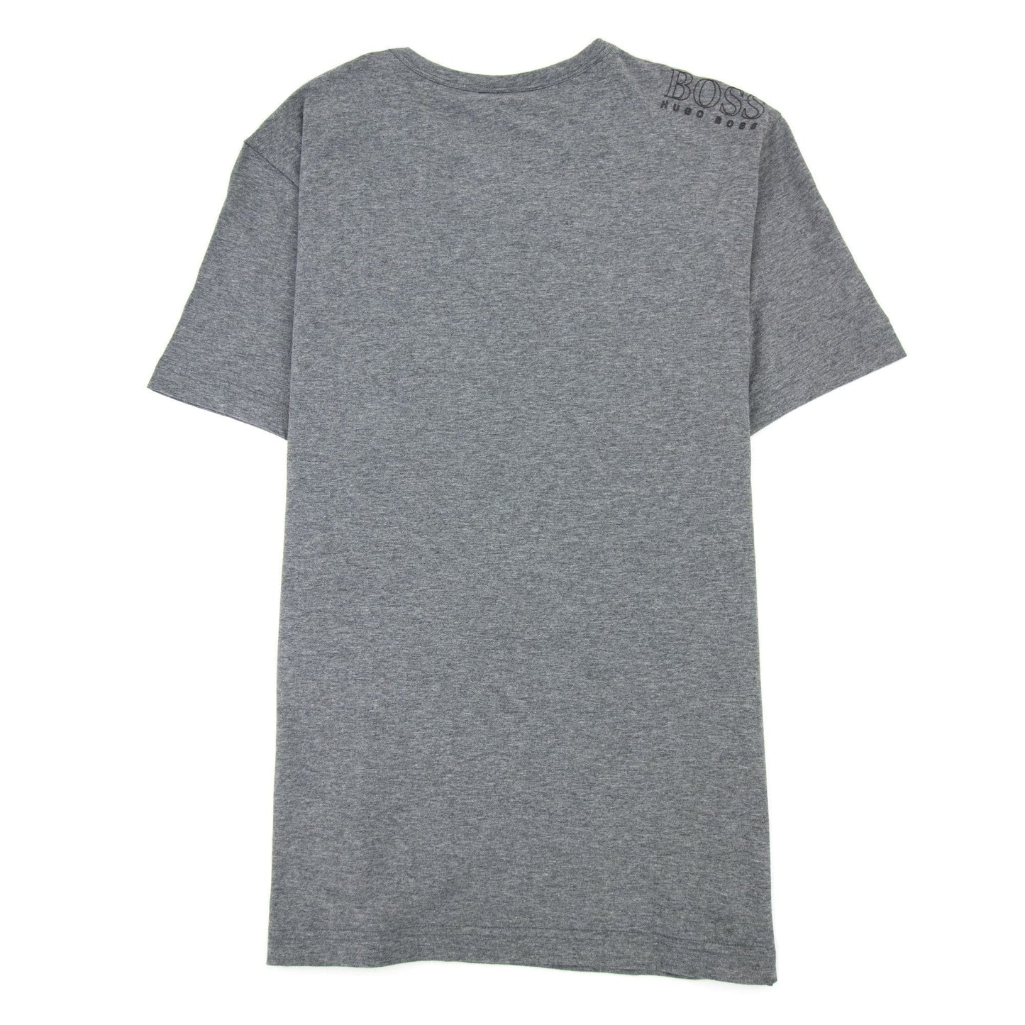 Hugo Boss Regular-fit T-shirt With Contrast Logo Grey 037