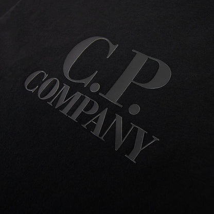 Cp Company 30/1 Jersey Classic Logo T-shirt Black 999