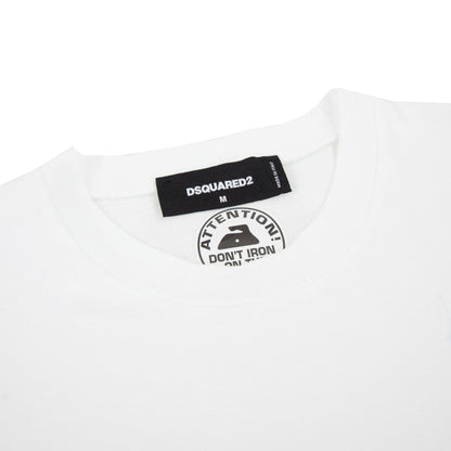 Dsquared2 Doodle Logo T Shirt White 100