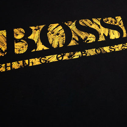 Hugo Boss Tee 1 Logo T Shirt Black 001